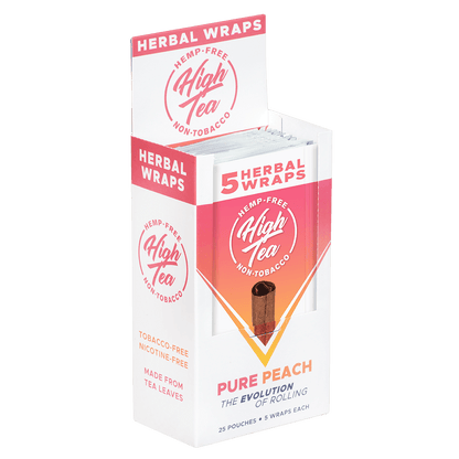 High Tea Herbal Wraps Pure Peach 25/5 Ct.