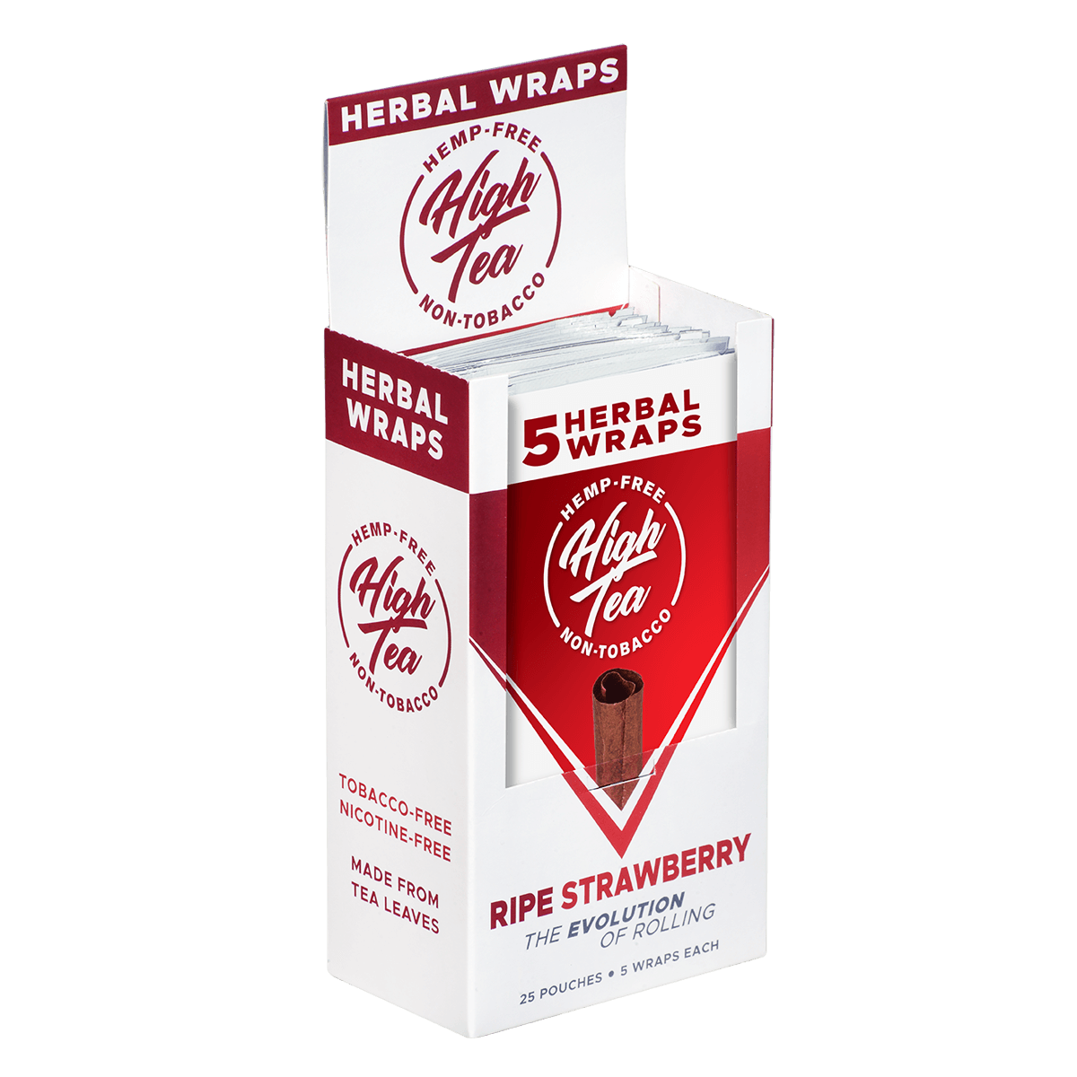 High Tea Herbal Wraps Ripe Strawberry 25/5 Ct.