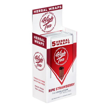 High Tea Herbal Wraps Ripe Strawberry 25/5 Ct.