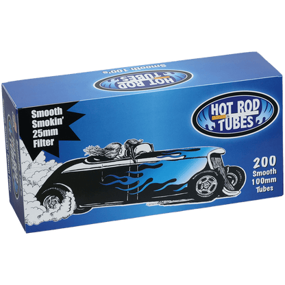 Cigarette Tubes Hot Rod Smooth 100Mm 200 Ct. Box