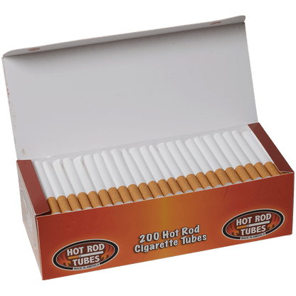 Cigarette Tubes Hot Rod Regular King Size 20Mm 200 Ct. Box