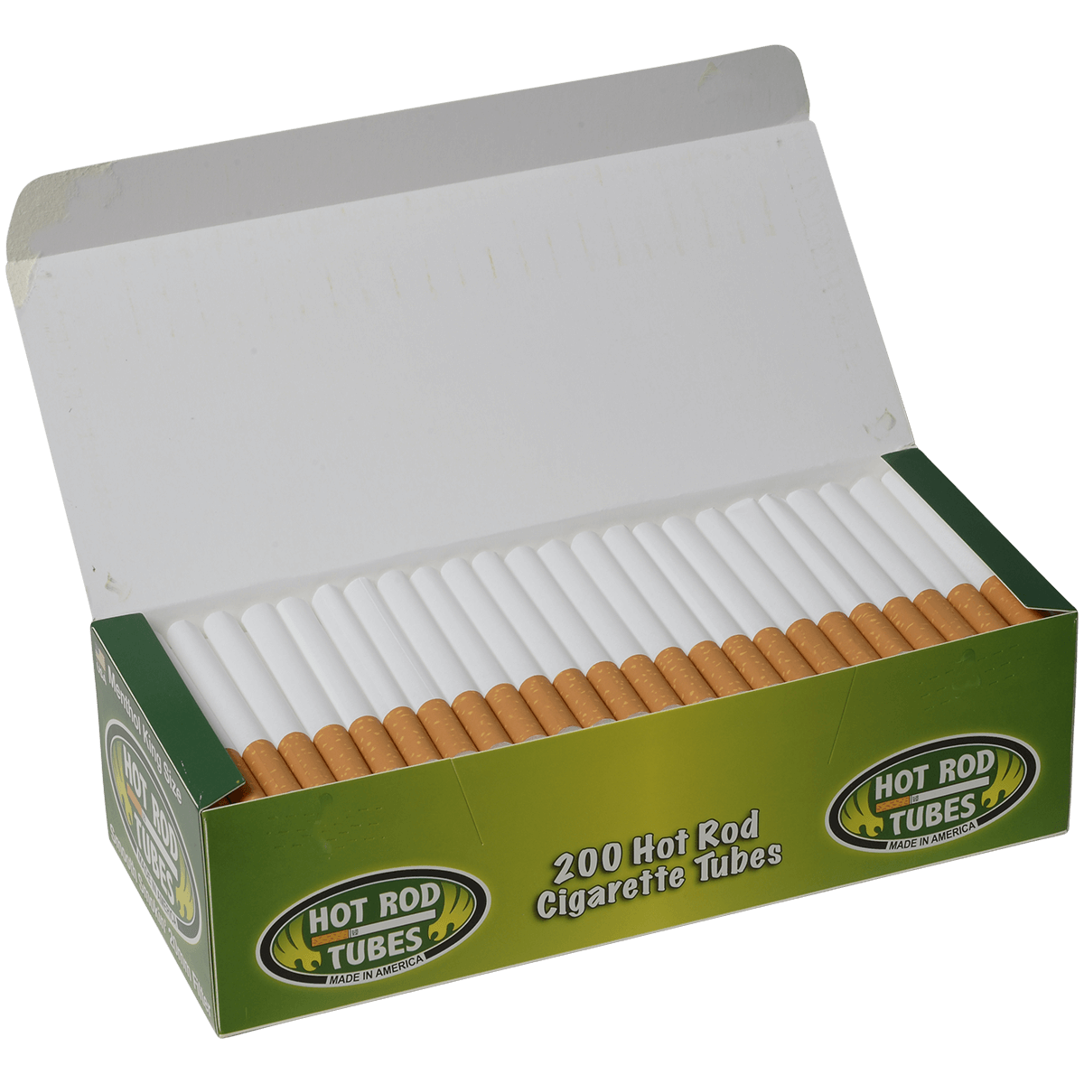 Cigarette Tubes Hot Rod Monthol King Size 20Mm 200 Ct. Box