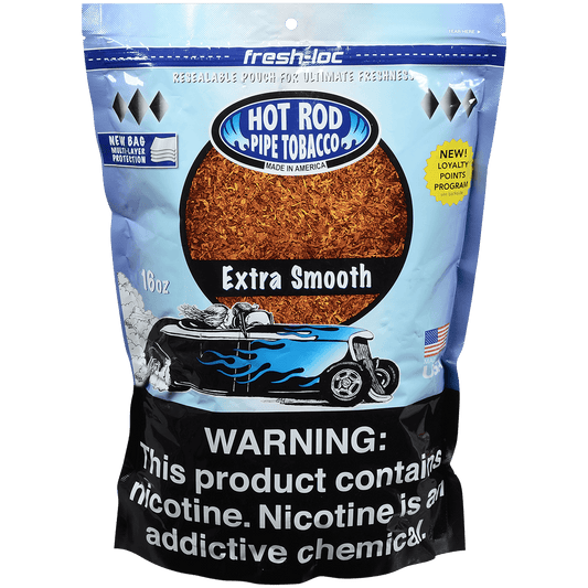 Hot Rod Pipe Tobacco Extra Smooth 16 Oz. Bag