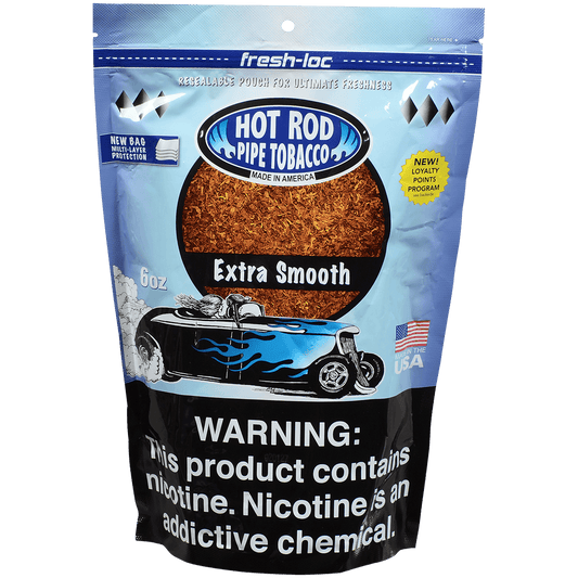 Hot Rod Pipe Tobacco Extra Smooth 6 Oz. Bag