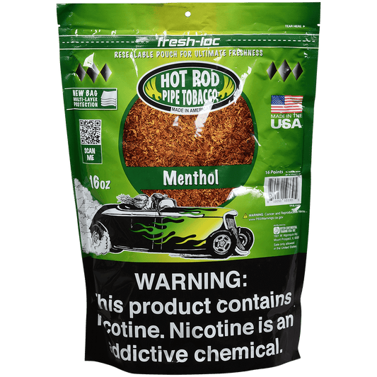 Hot Rod Pipe Tobacco Menthol 16 Oz. Bag