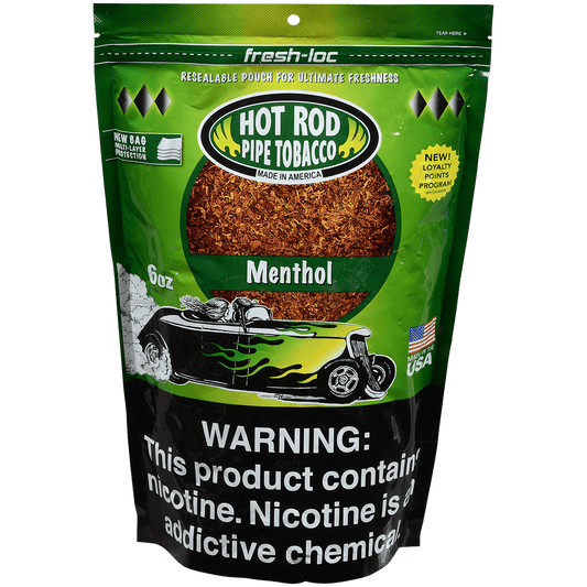 Hot Rod Pipe Tobacco Menthol 6 Oz. Bag