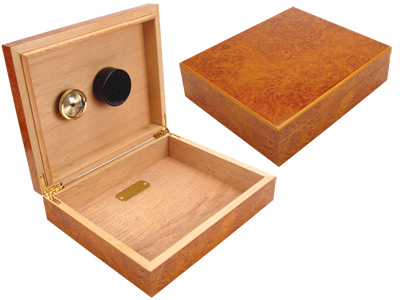Humidor Riviera Burl 20 Ct.