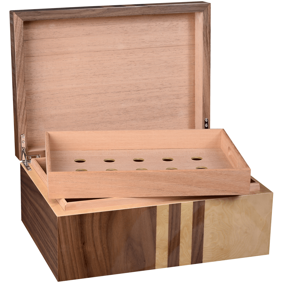 Humidor CraftmanS Bench Richland Desktop 100 Ct 14" X 10 1 4" X 5 7 8"