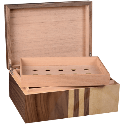 Humidor CraftmanS Bench Richland Desktop 100 Ct 14" X 10 1 4" X 5 7 8"