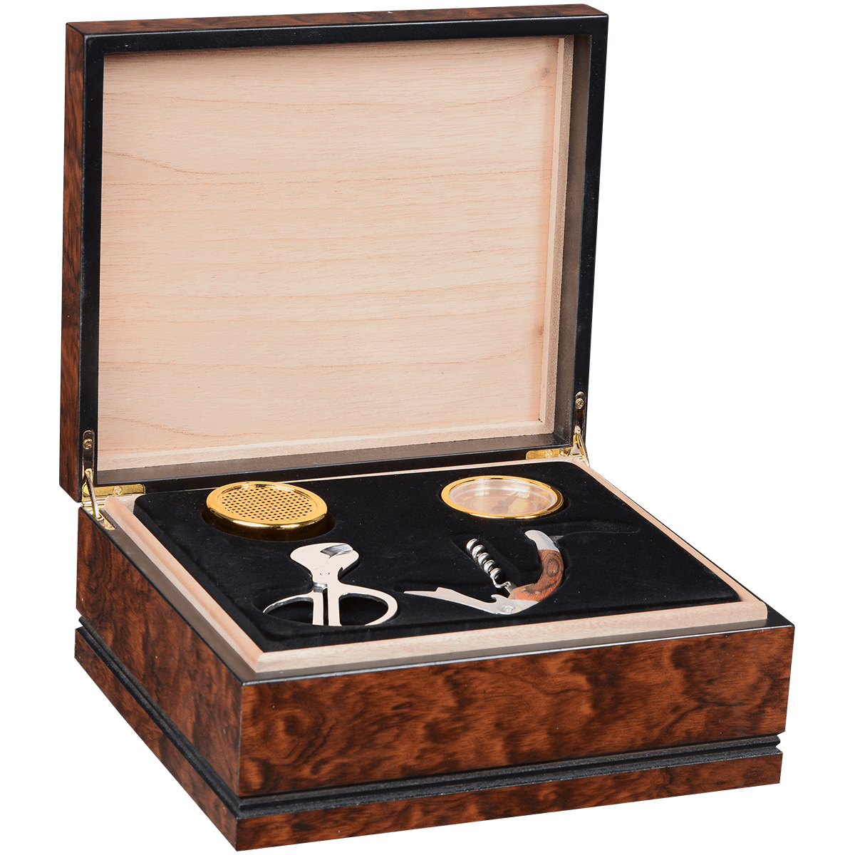 Humidor Gift Set CraftsmanS Bench Sonoma 65 Ct. 10 1 4 X 8 3 4 X 4 1 2"