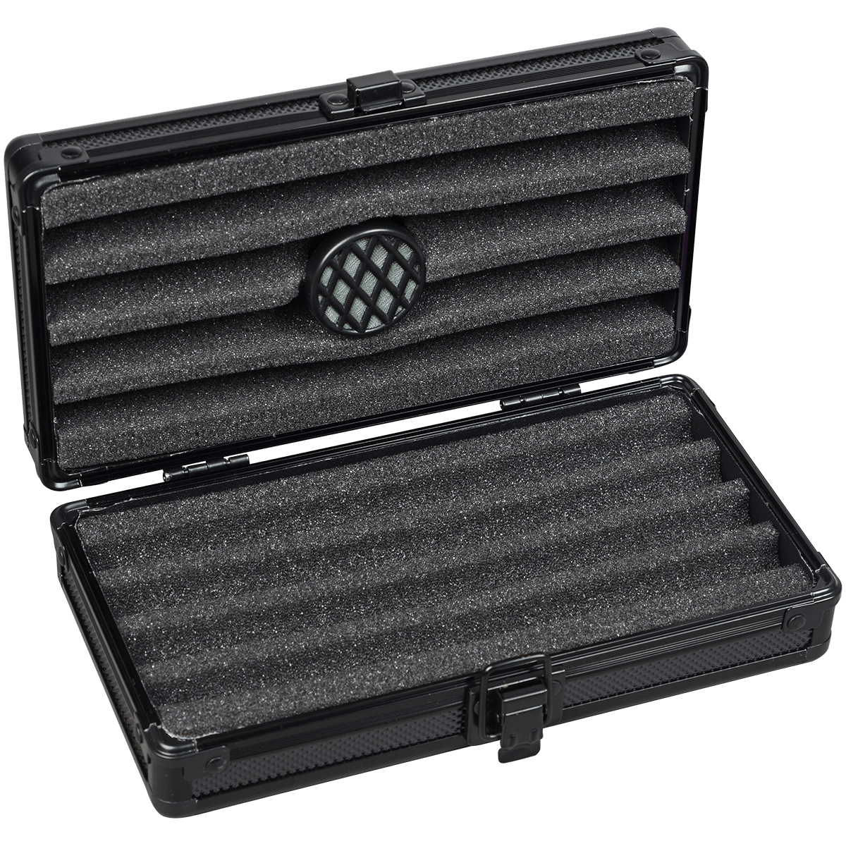 Humidor Travel CraftsmanS Bench Aluminum Black Passport 4 Ct.