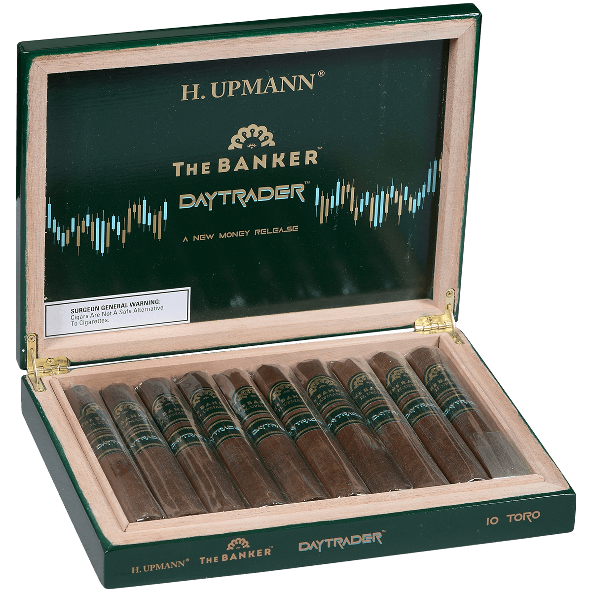 H. Upmann The Banker Daytrader Toro 10 Ct. Box 6.00X54