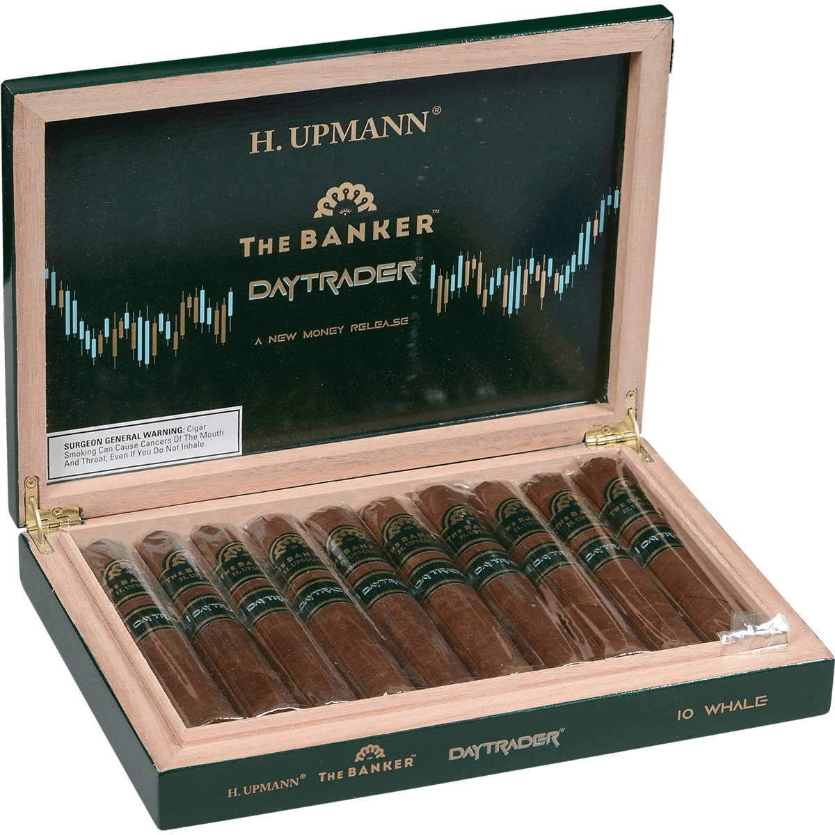 H. Upmann The Banker Daytrader Whale 10 Ct. Box 6.00X60