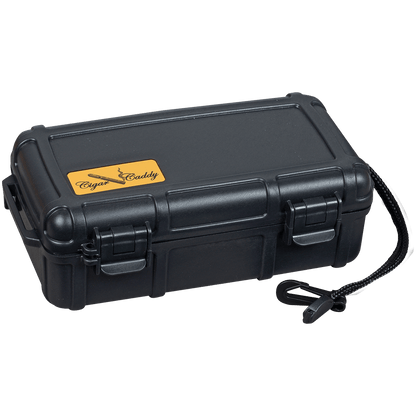 Humidor Travel Cigar Caddy 10 Ct Black