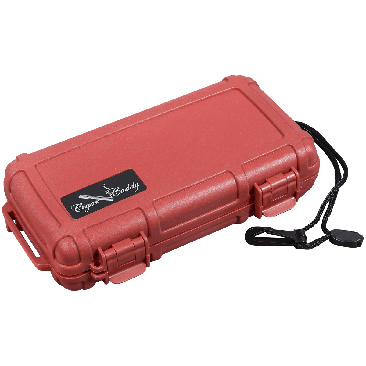Humidor Travel Cigar Caddy 5 Ct Clay Red