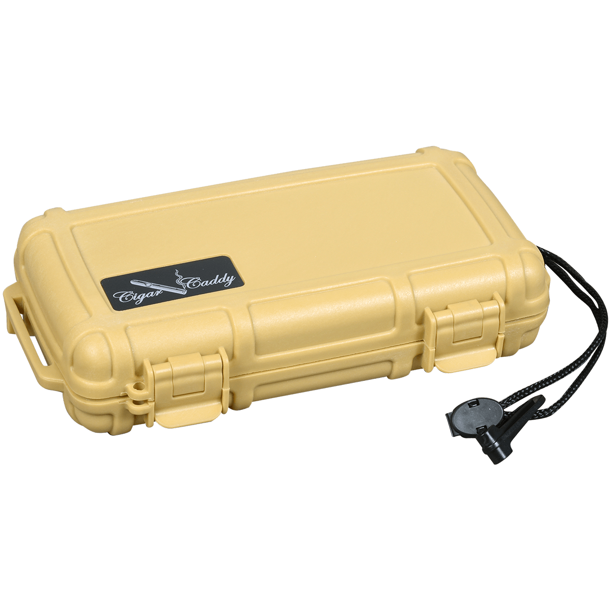 Humidor Travel Cigar Caddy 5 Ct Desert Tan