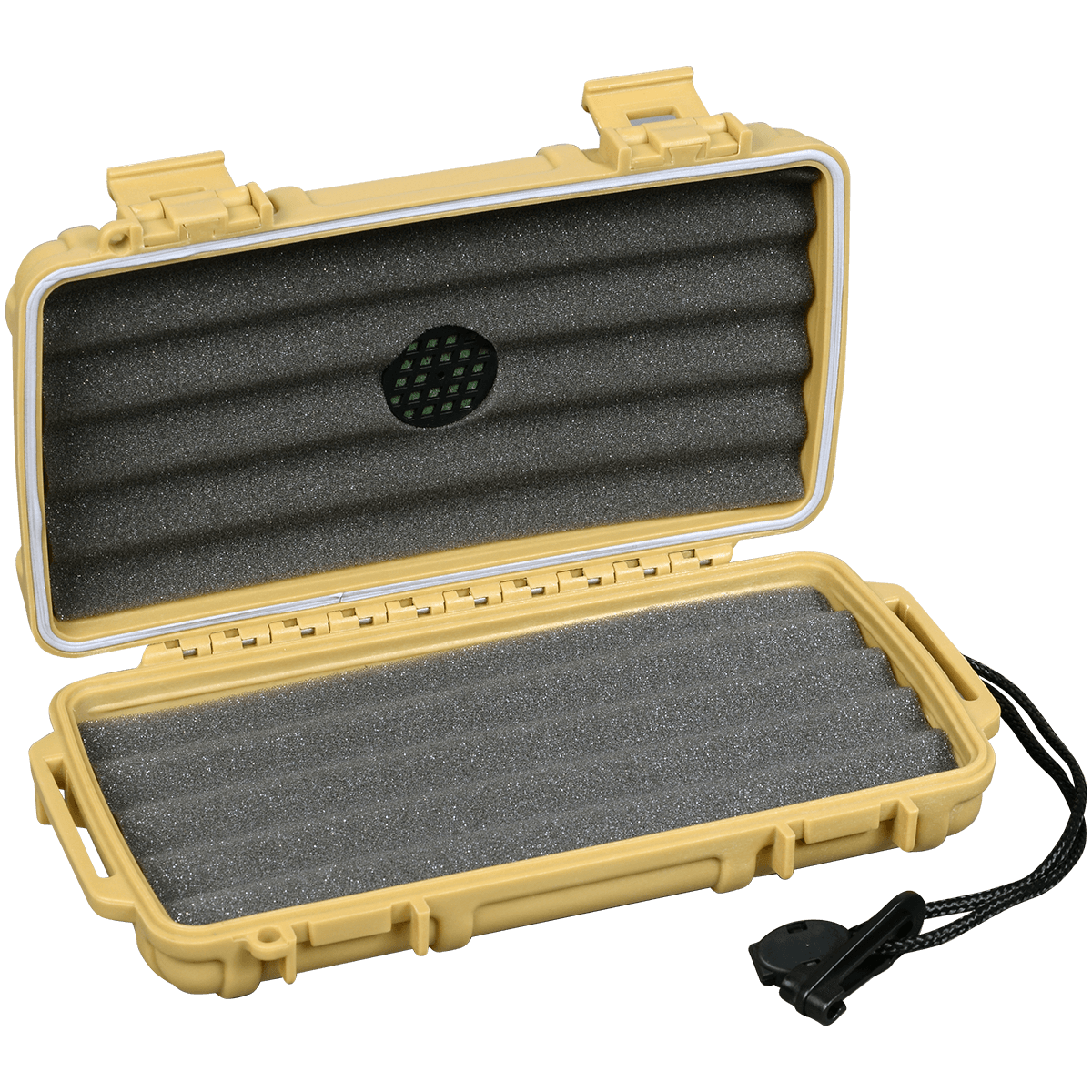 Humidor Travel Cigar Caddy 5 Ct Desert Tan
