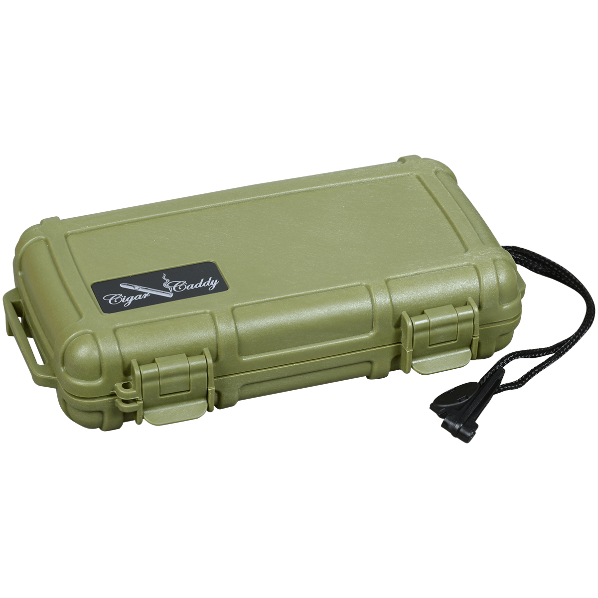 Humidor Travel Cigar Caddy 5 Ct Od Green