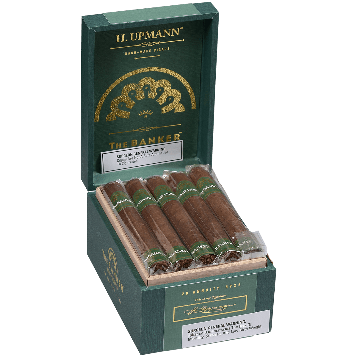 H. Upmann The Banker Annuity 20 Ct. Box 6.00X52