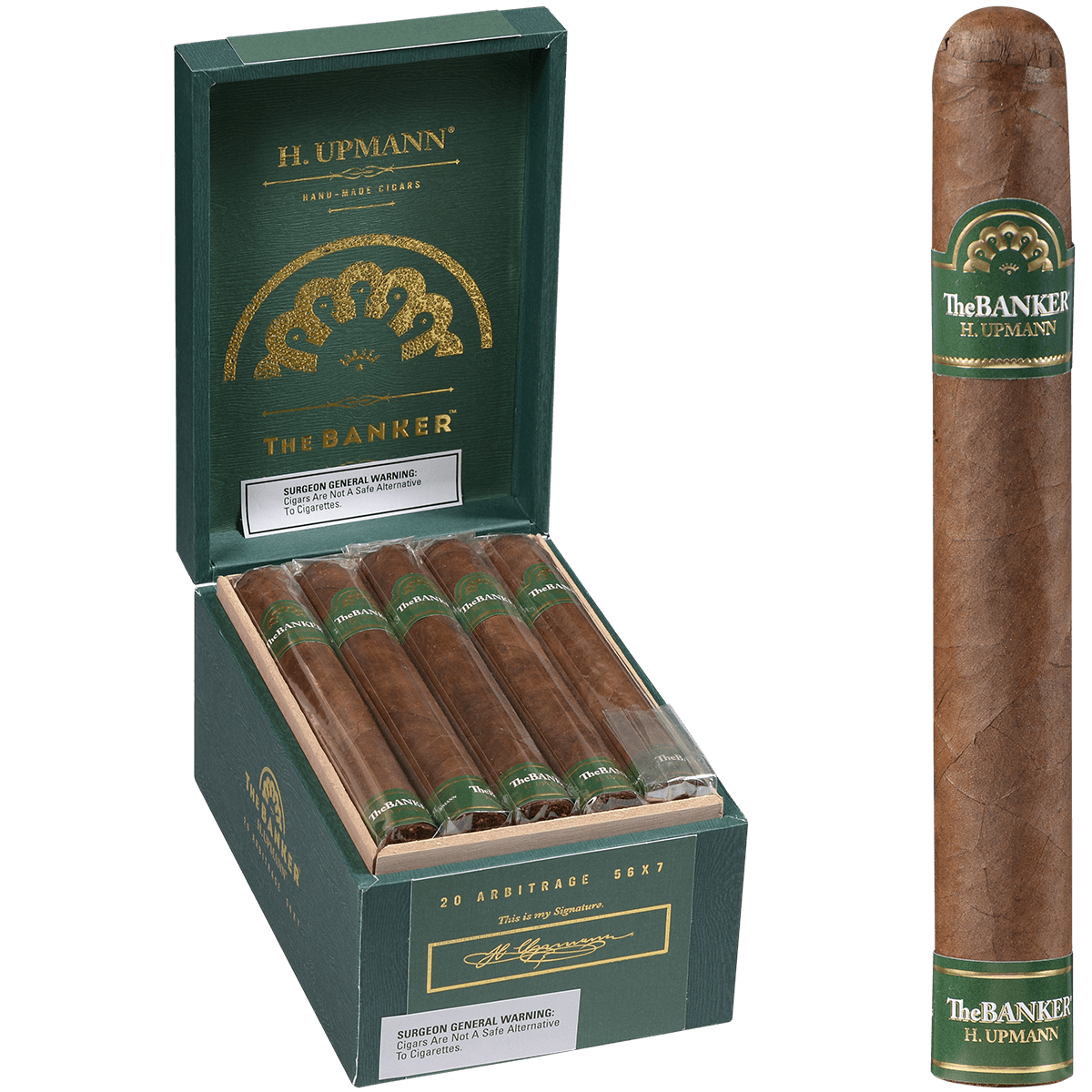 H. Upmann The Banker Arbitrage 20 Ct. Box 7.00X56