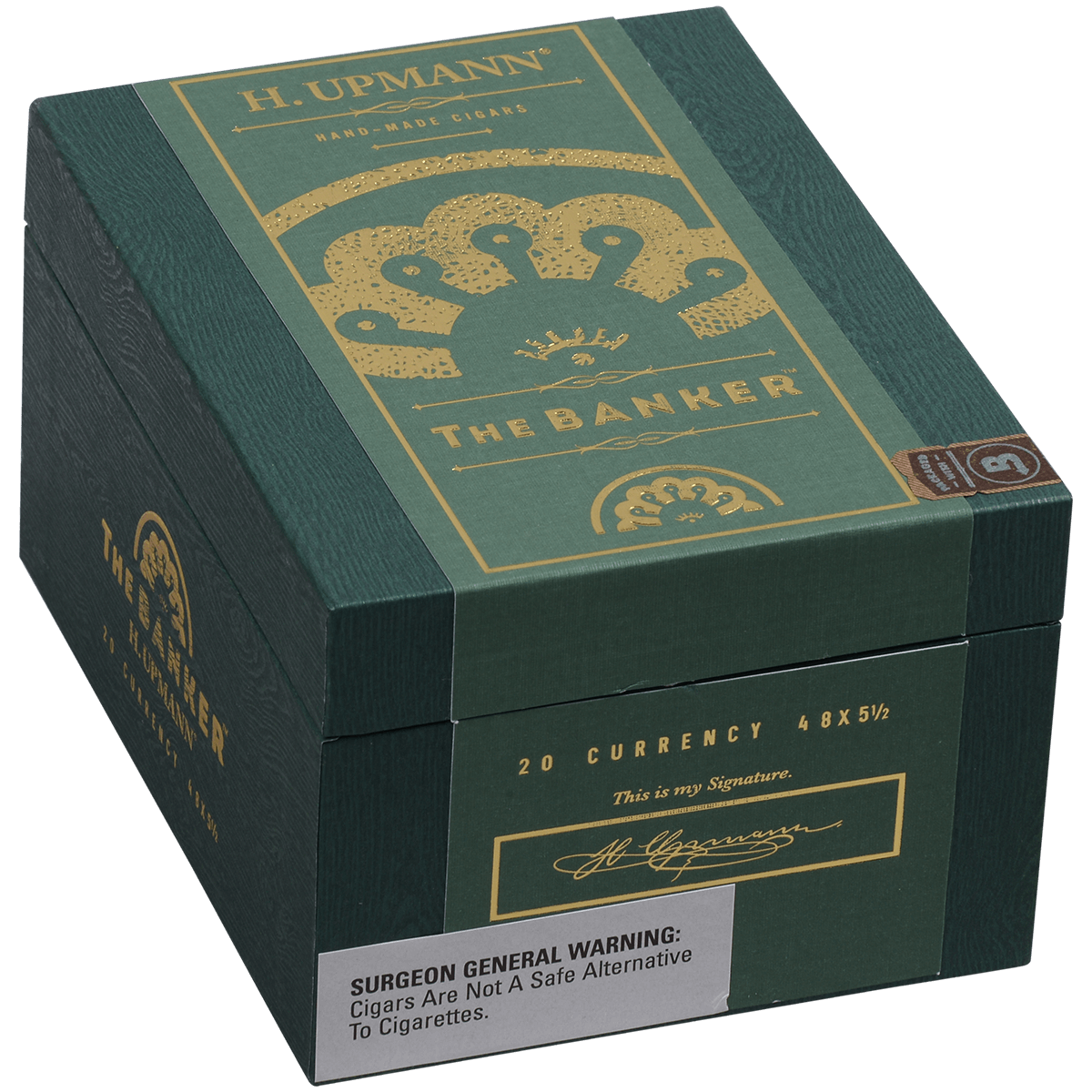 H. Upmann The Banker Currency 20 Ct. Box 5.50X48