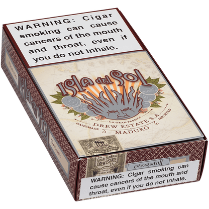 Isla Del Sol Maduro Churchill 10 Ct. Box 7.00X50