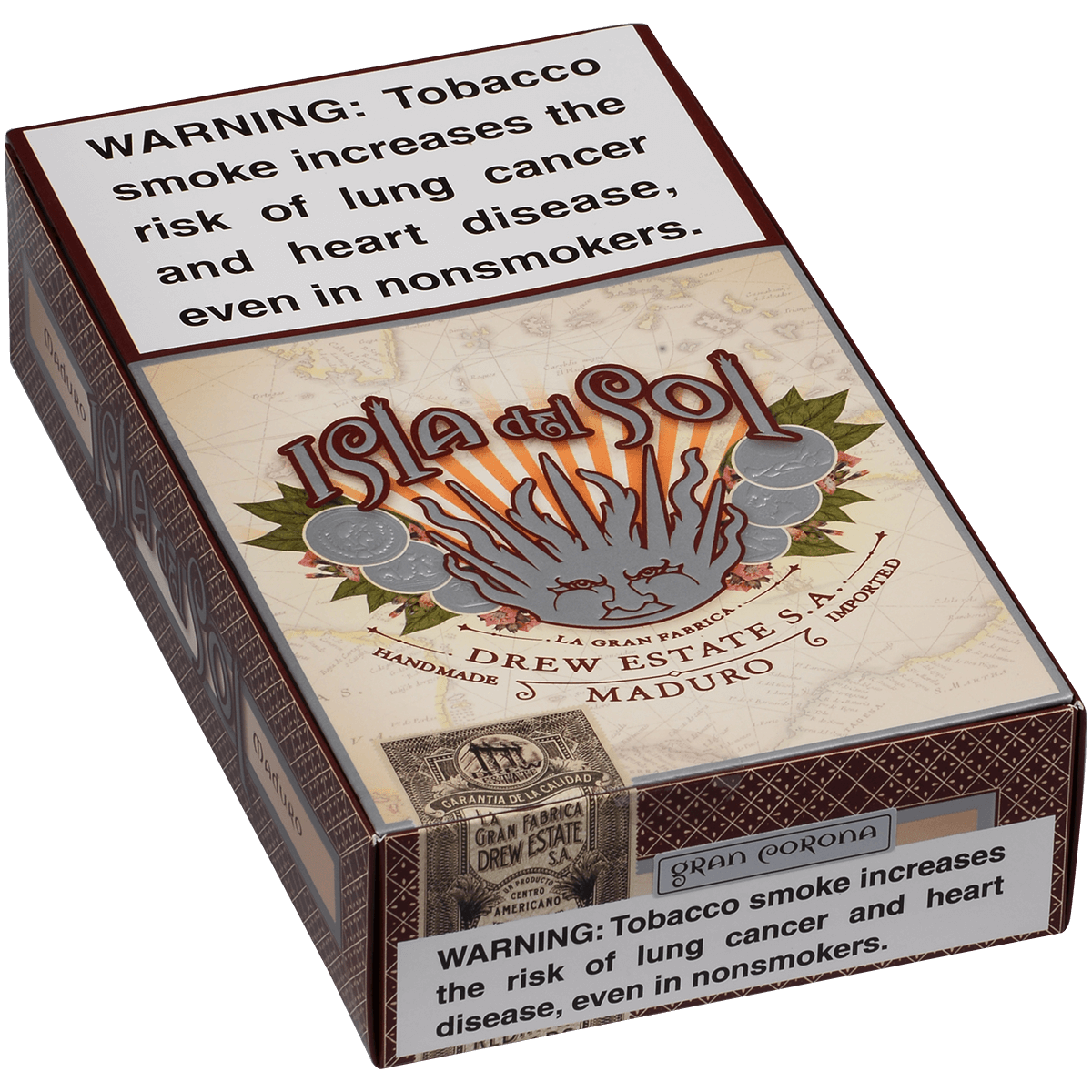 Isla Del Sol Maduro Corona 10 Ct. Box 5.00X44