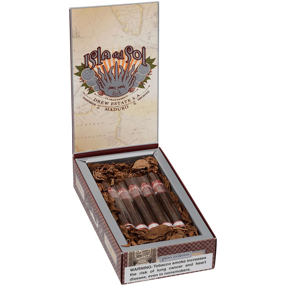 Isla Del Sol Maduro Corona 10 Ct. Box 5.00X44