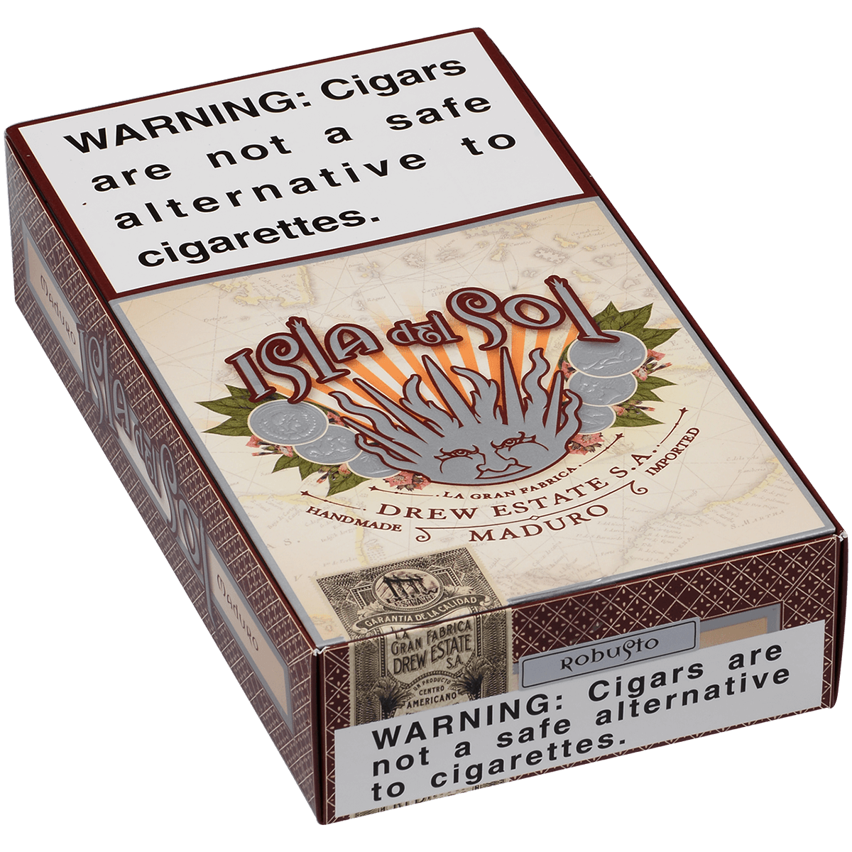 Isla Del Sol Maduro Robusto 10 Ct. Box 5.00X52