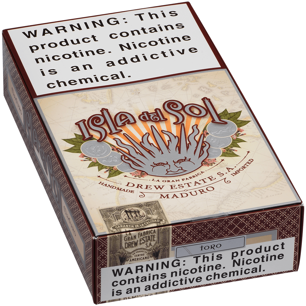 Isla Del Sol Maduro Toro 10 Ct. Box 6.00X52