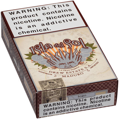Isla Del Sol Maduro Toro 10 Ct. Box 6.00X52