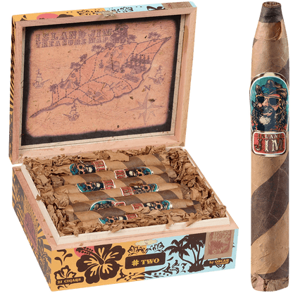 Island Jim By Oscar Barber Pole 21 Ct. Box 6.50X52