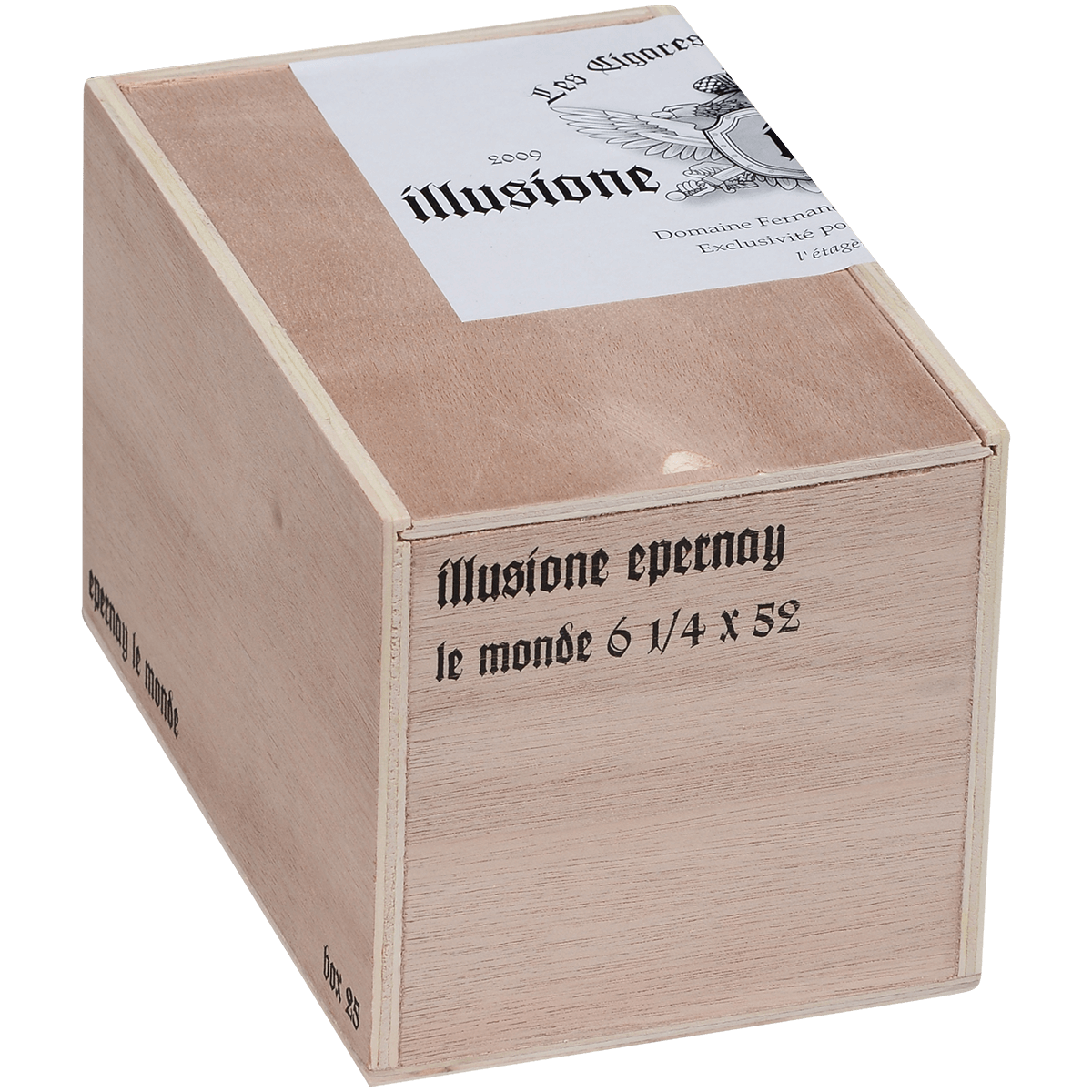 Illusione Epernay Le Monde Toro Gordo 25 Ct. Box 6.25X52