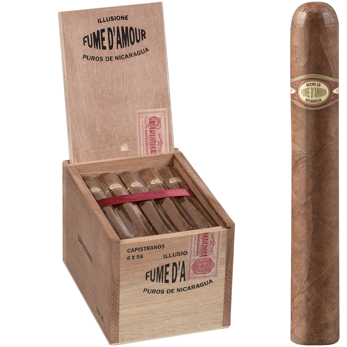 Illusione Fume D Amour Capistranos 25 Ct. Box 6.00X56