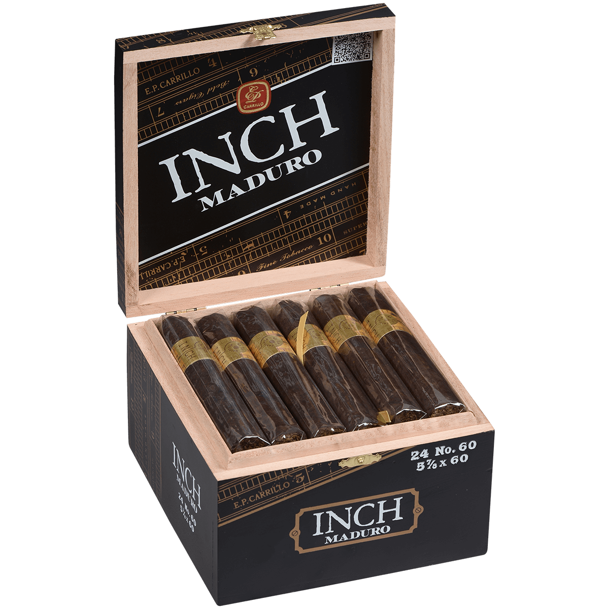 Ep Carillo Inch By Ep Carrillo Maduro No.60 24 Ct. Box 5.87X60