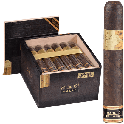 Ep Carillo Inch By Ep Carrillo Maduro No.64 24 Ct. Box 6.12X64
