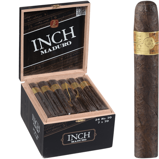 Ep Carillo Inch By Ep Carrillo Maduro No.70 24 Ct. Box 7.00X70