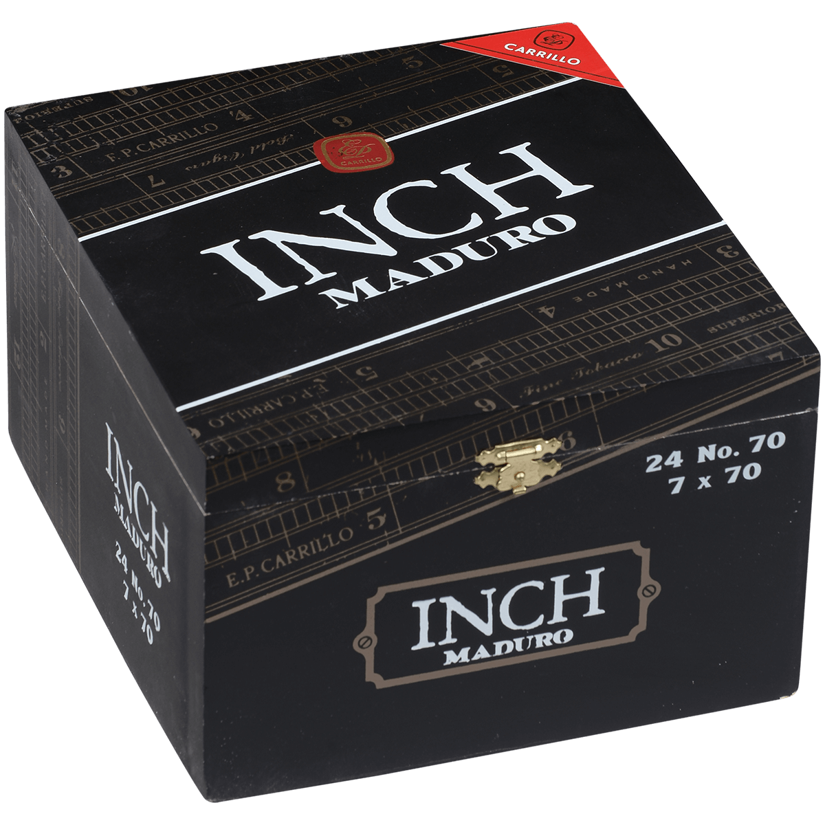 Ep Carillo Inch By Ep Carrillo Maduro No.70 24 Ct. Box 7.00X70