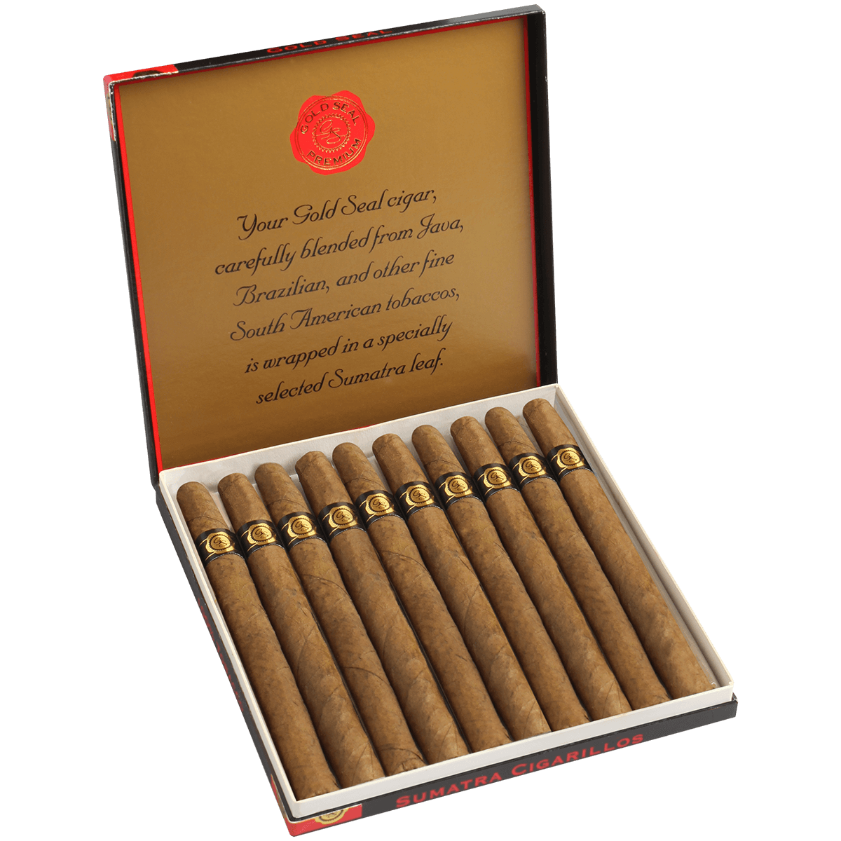Gold Seal Sumatra Cigarillos 10 X 10