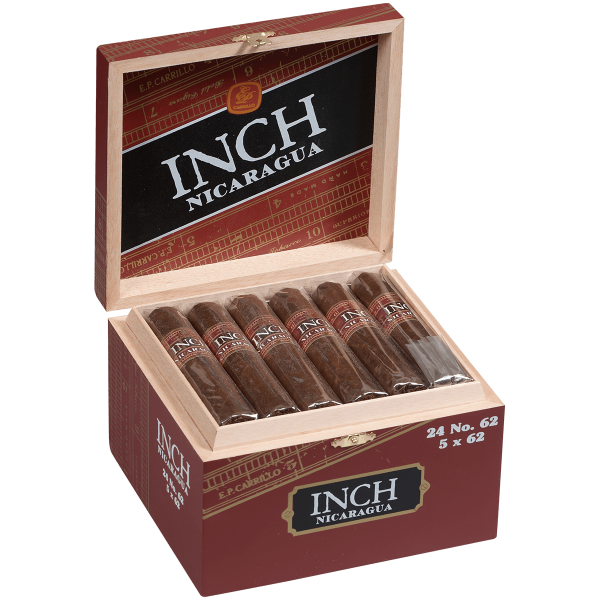 Ep Carillo Inch By Ep Carillo No. 62 Nicaragua 5X62 24Ct Box