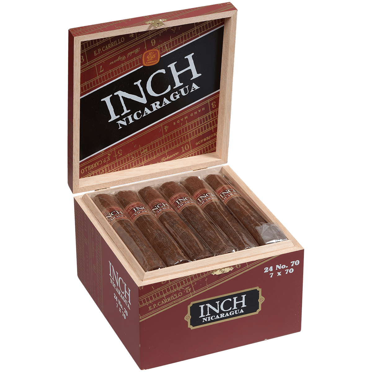 Ep Carillo Inch By Ep Carillo No. 70 Nicaragua 7X70 24Ct Box