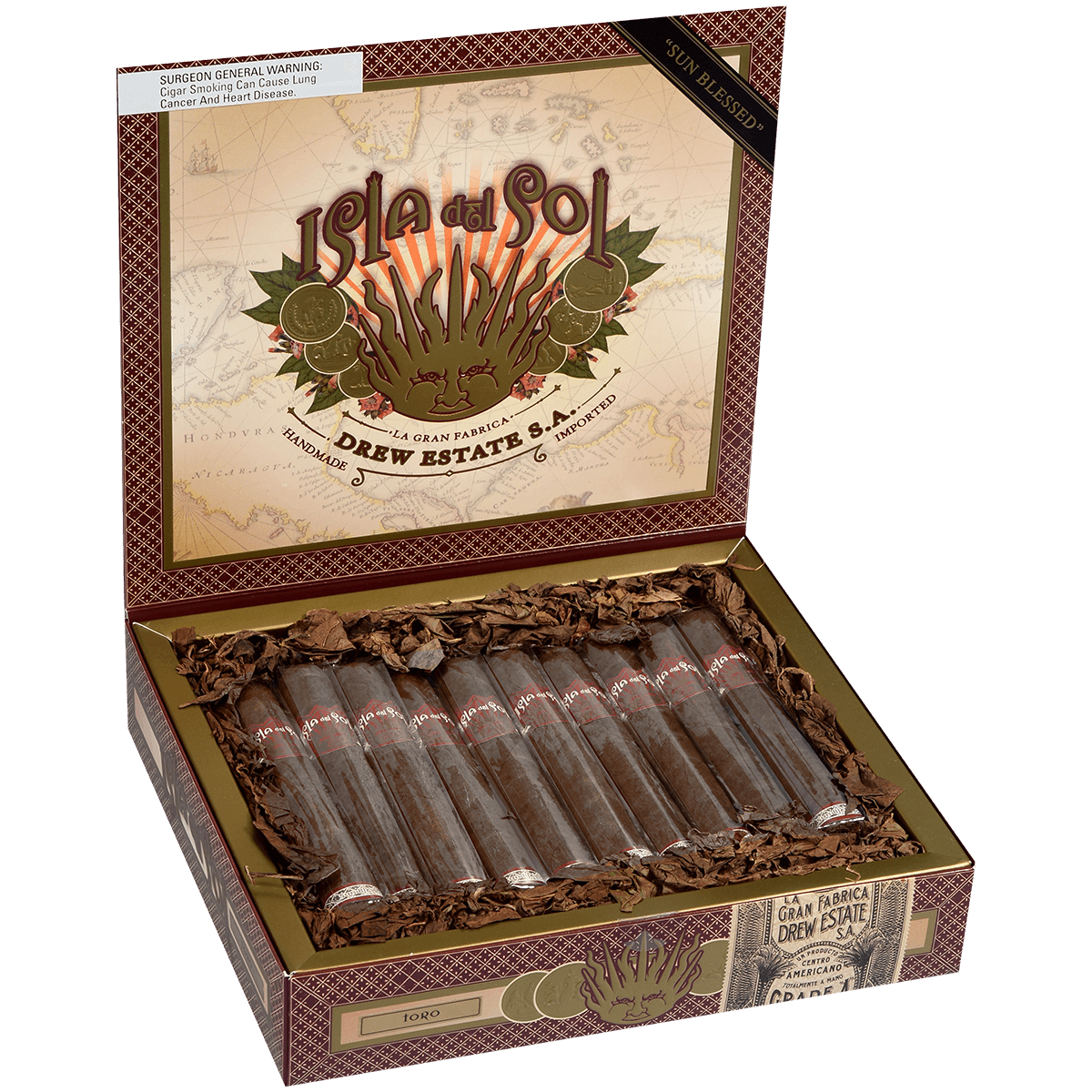 Isla Del Sol Sungrown Toro 20 Ct. Box 6.00X52