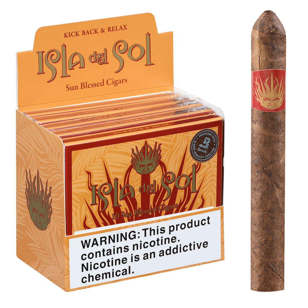 Isla Del Sol Sungrown Breve 5/10 Tins 4.00X32