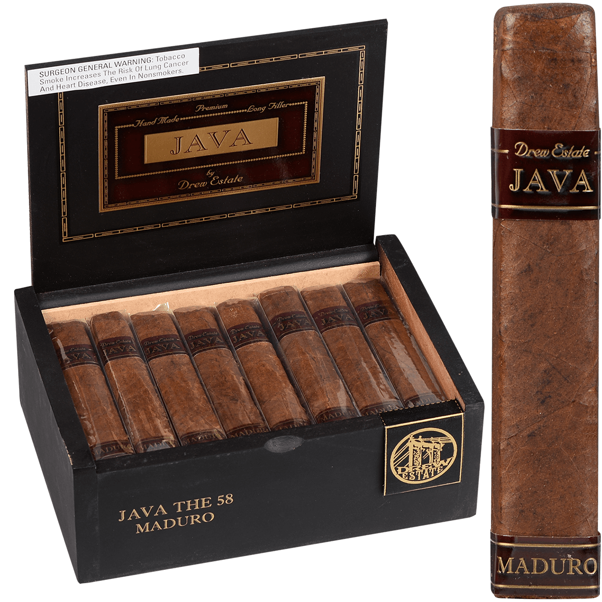 Java Maduro The 58 24 Ct. Box 5.00X58