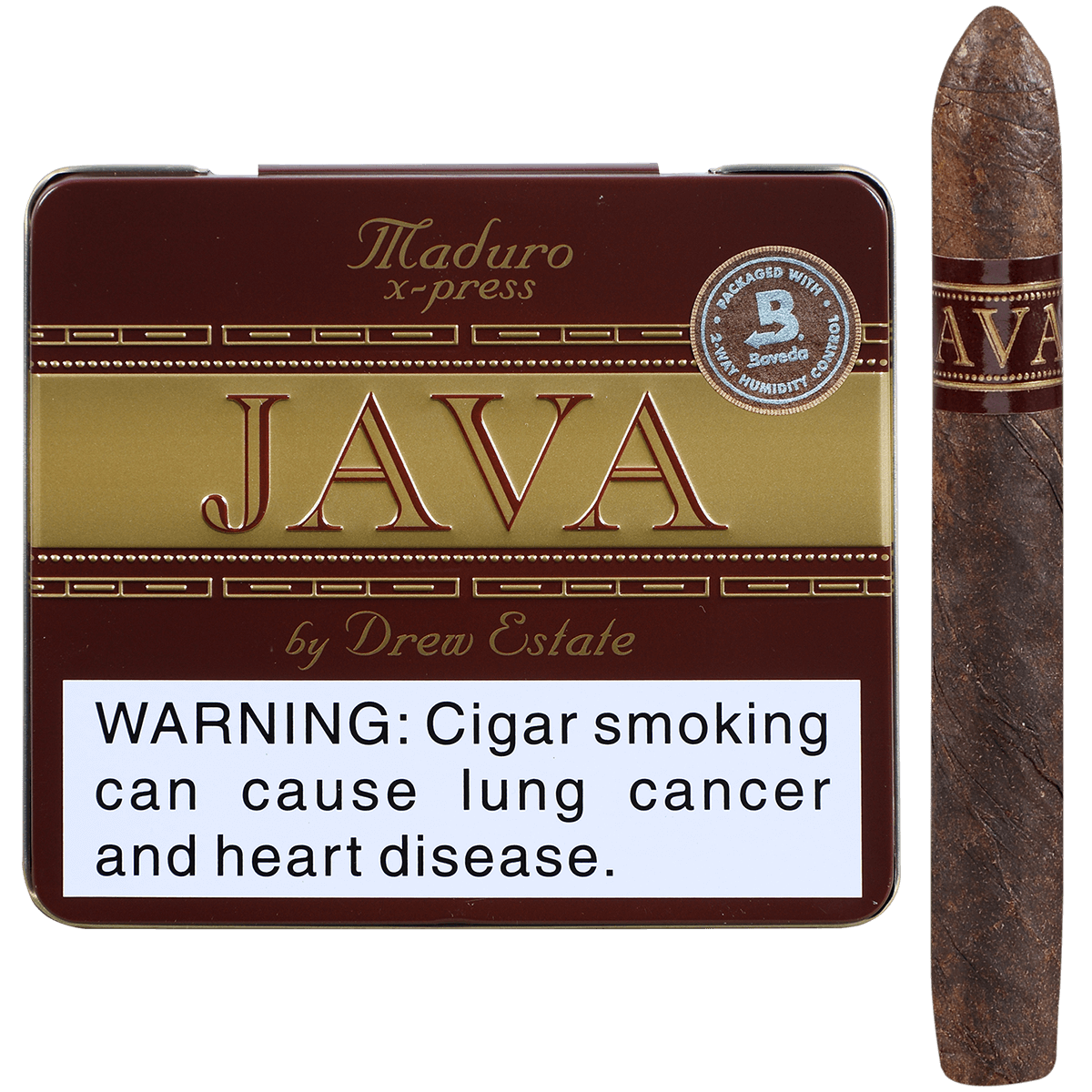 Java Maduro X-Press 5/10 Tins 4.00X32
