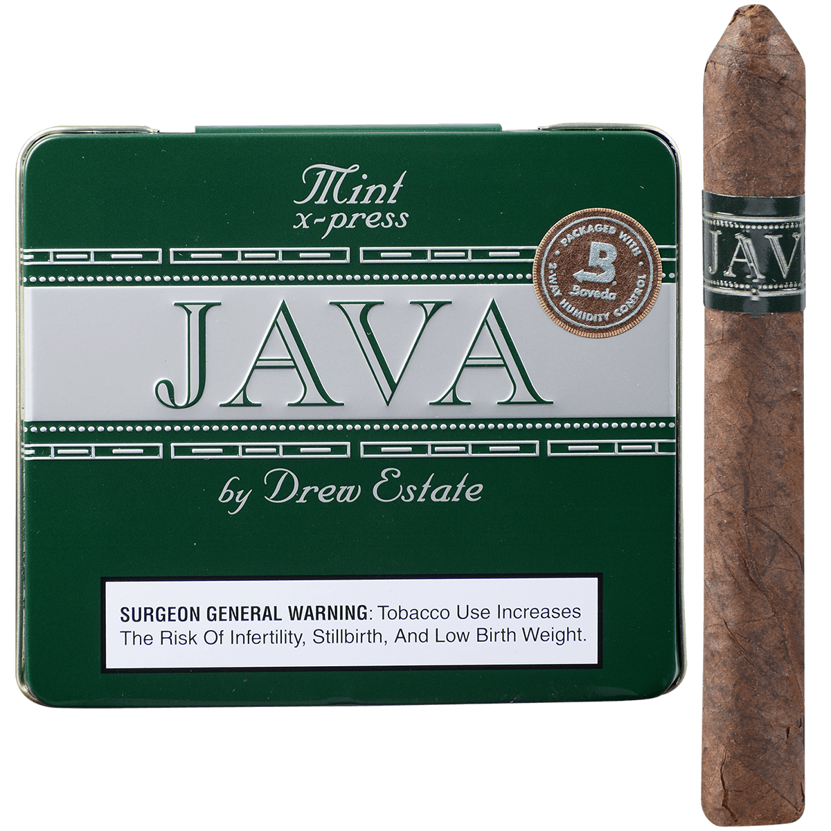 Java Mint X-Press 5/10 Tins 4.00X32