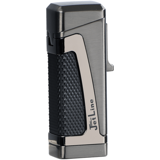 Lighter Jetline Hurricane Gun Metal Triple Flame