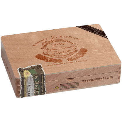Jaime Garcia Reserva Especial Robusto 20 Ct. Box 5.25X52