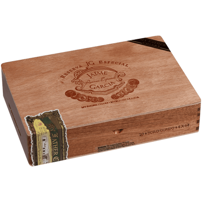 Jaime Garcia Reserva Especial Toro Gordo 20 Ct. Box 6.00X60