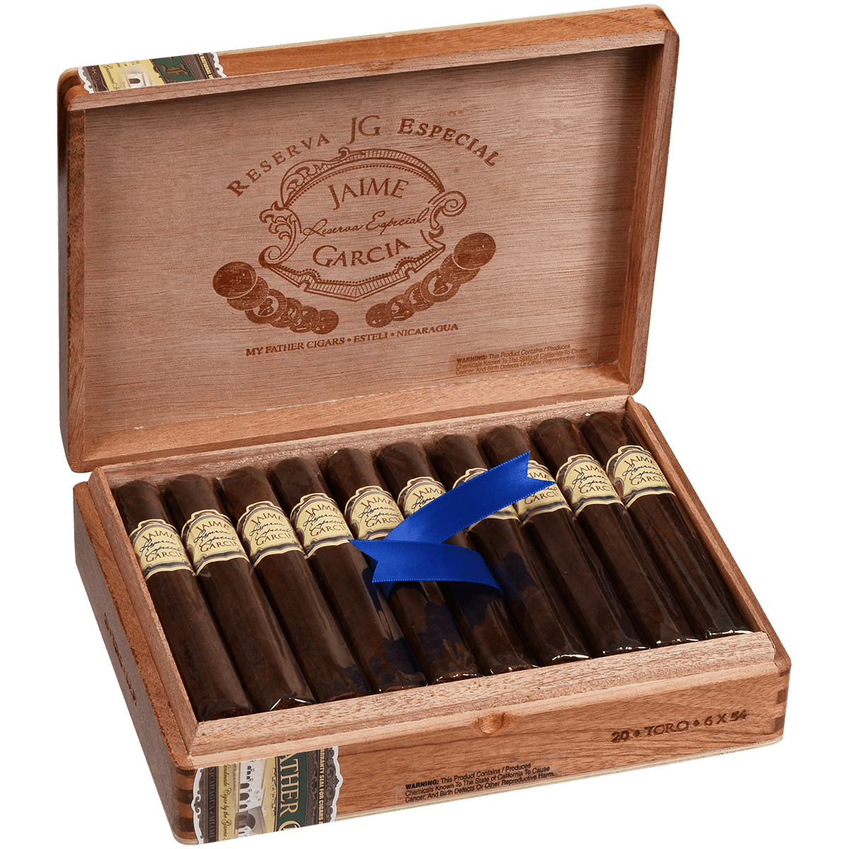 Jaime Garcia Reserva Especial Toro 20 Ct. Box 6.00X54